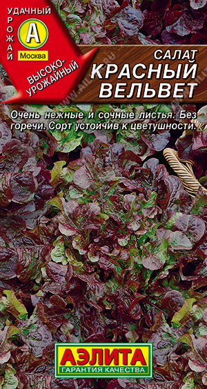 Салат Красный вельвет листовой Ц А