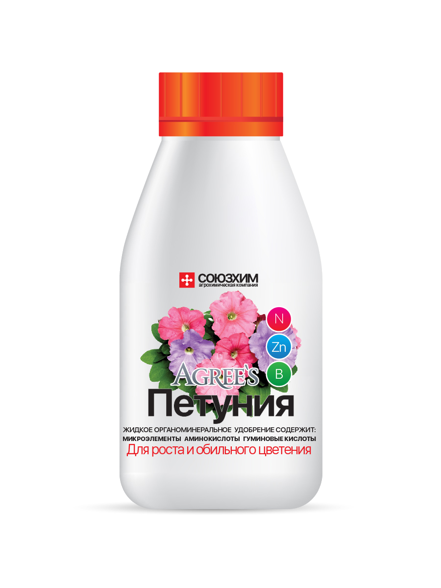 Органоминеральное удобрение Агрис Петуния 0,25л