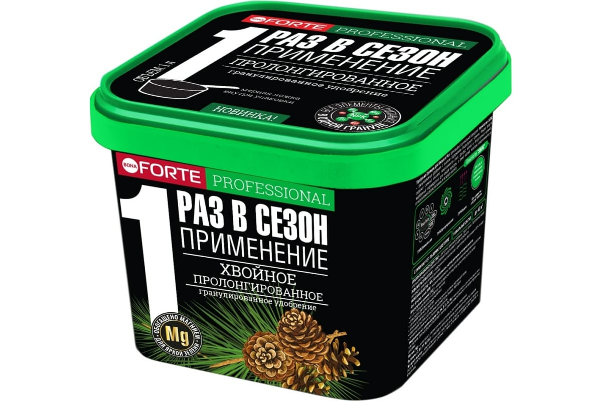 Удобрение Bona Forte Хвойное гран., пролонг.с биодоступным кремнием 1л23020071