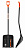 Лопата снеговая Finland с ал черенком 2187-ч